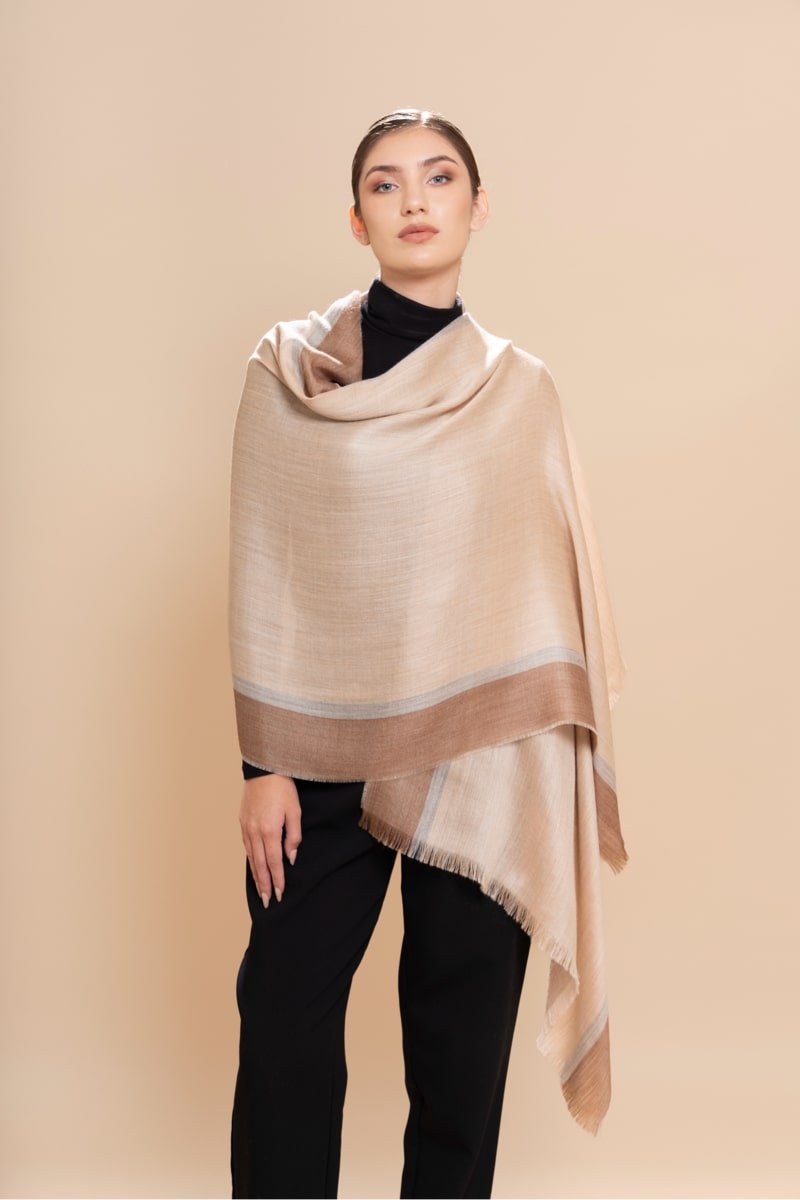 Undyed Sateen Shawl - SUYANAANDESLEGACY