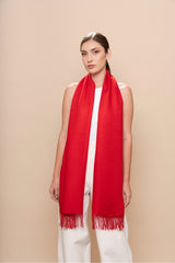 Unicolor Sateen Shawl - SUYANAANDESLEGACY