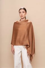 Unicolor Sateen Shawl - SUYANAANDESLEGACY