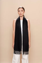 Unicolor Sateen Shawl - SUYANAANDESLEGACY